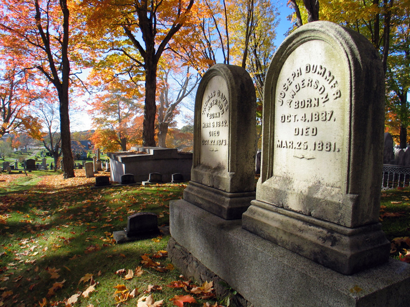 Belfast, Maine graveyard, October 2008