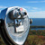 One of those coin-operated binocular thingys at the top of Mount Battie overlooking Camden.