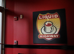 Liquid Highway coffee shop on Main