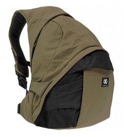 The Crumpler "Sinking Barge," which I hope will prove a worthy replacement for my much-loved, but now worn-out — and discontinued! — "Beer Back". Crumpler product names are, hands down, the most creative in the world.